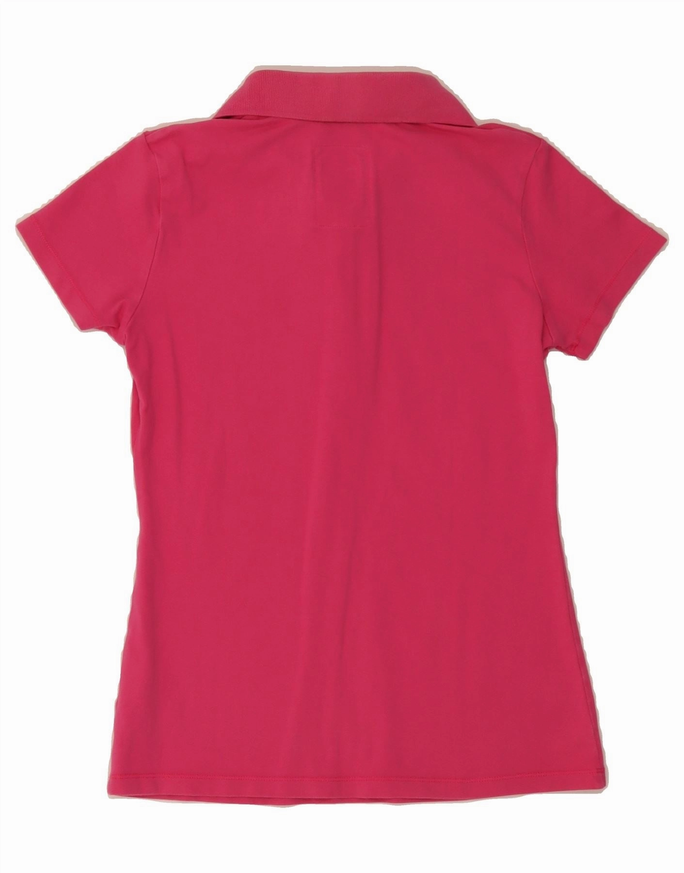 THINK PINK Womens Polo Shirt UK 14 Large Pink Cotton