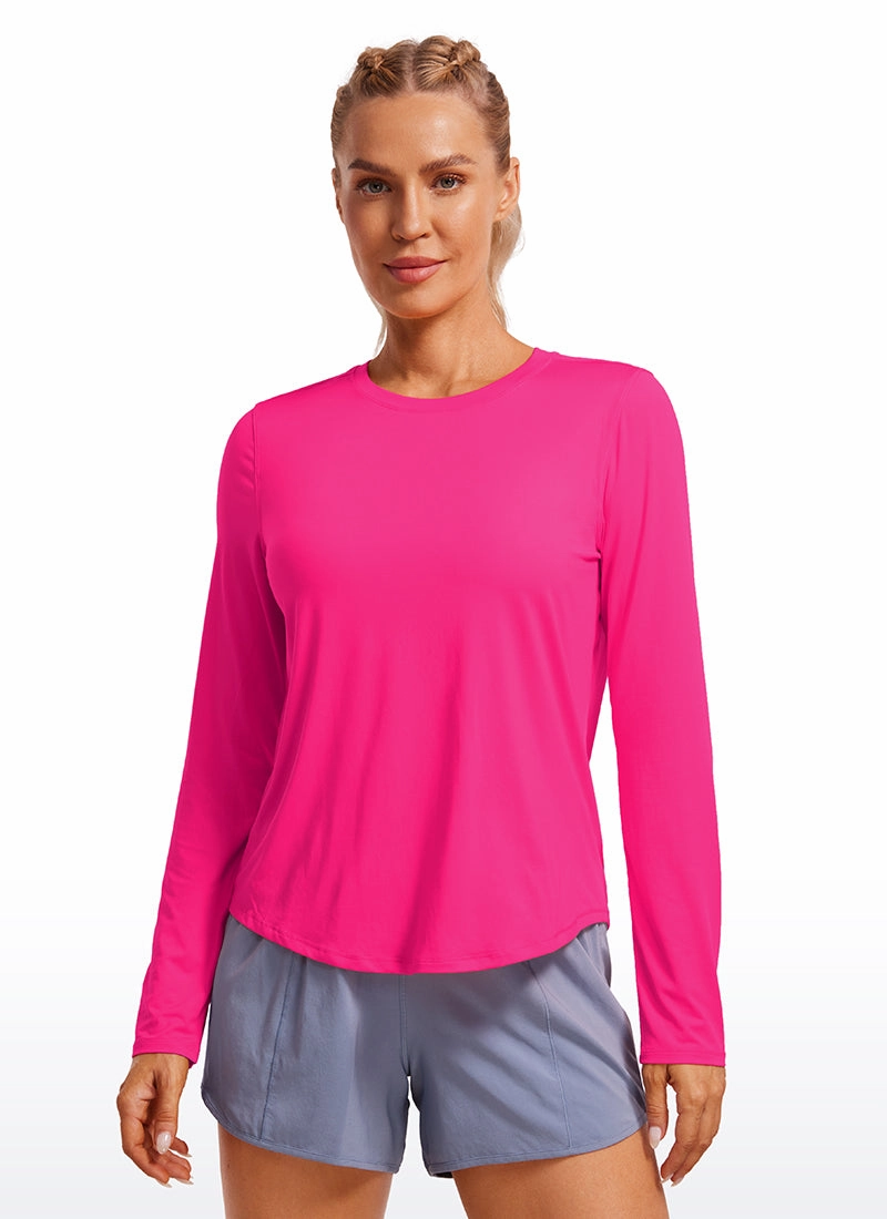 UPF 50  Lightweight Long Sleeves High Neck