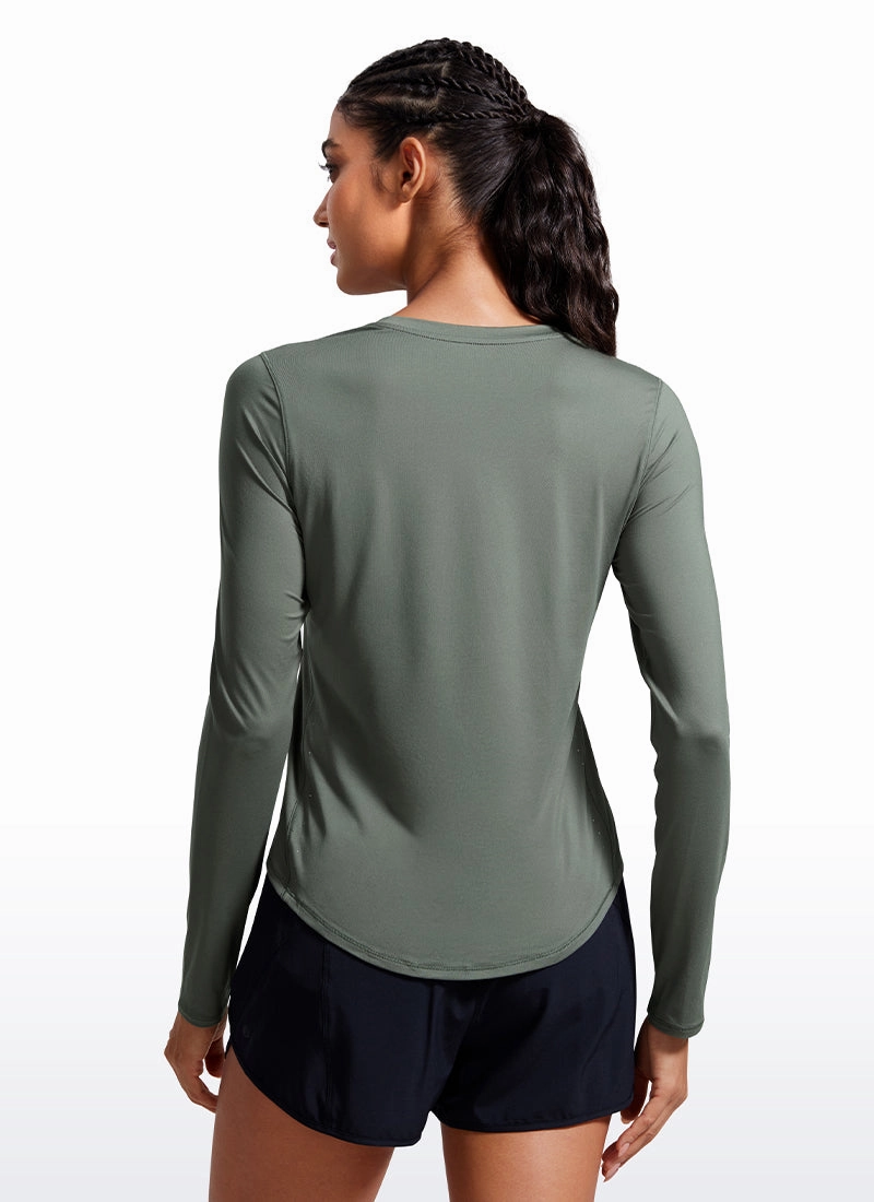 UPF 50  Lightweight Long Sleeves High Neck