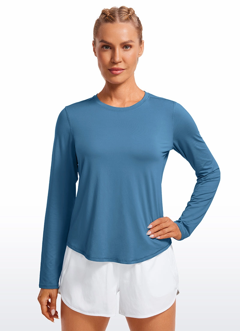 UPF 50  Lightweight Long Sleeves High Neck