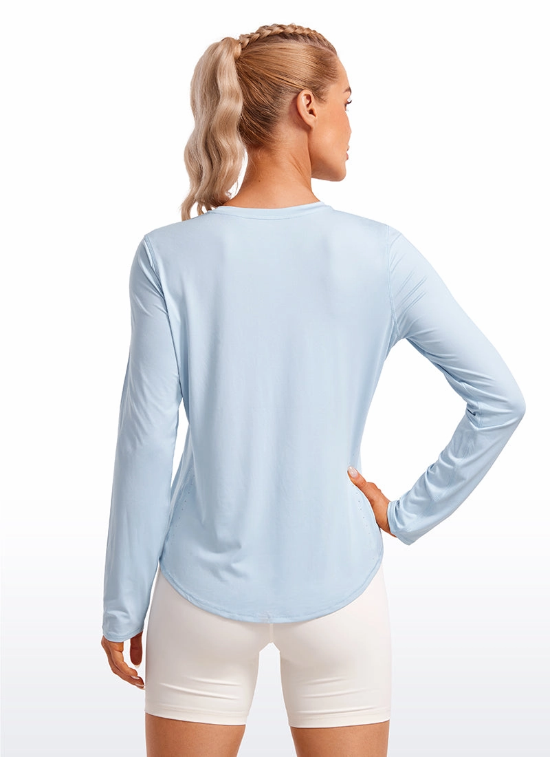 UPF 50  Lightweight Long Sleeves High Neck