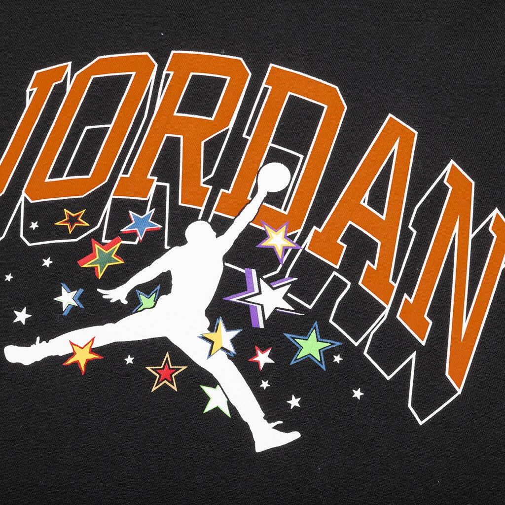 Women's Oversized Flight T-Shirt - Black/Orange/Grey