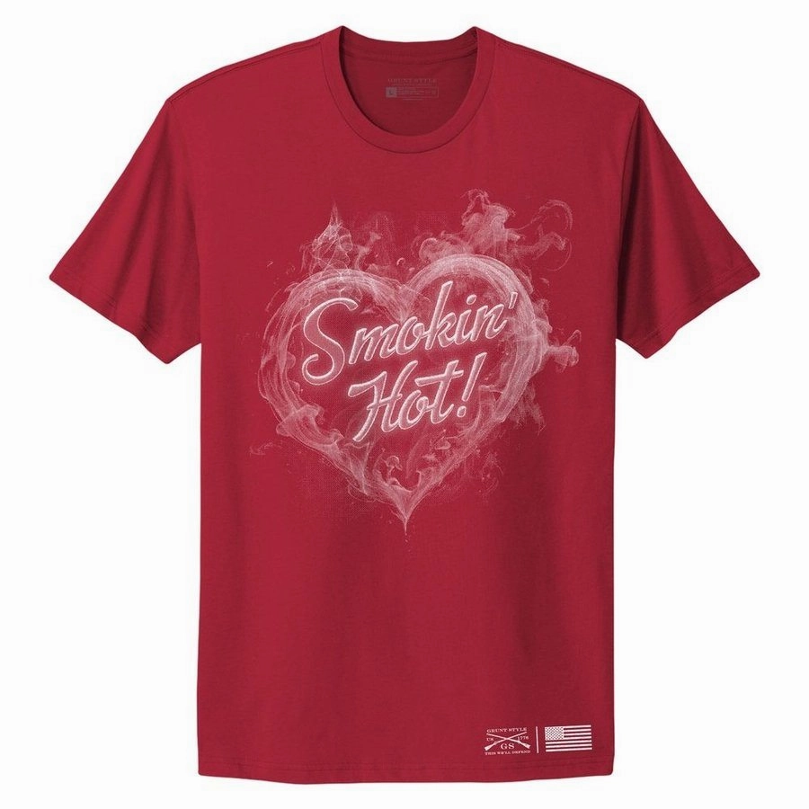 Women's Smokin' Hot Boyfriend Fit T-Shirt - Red
