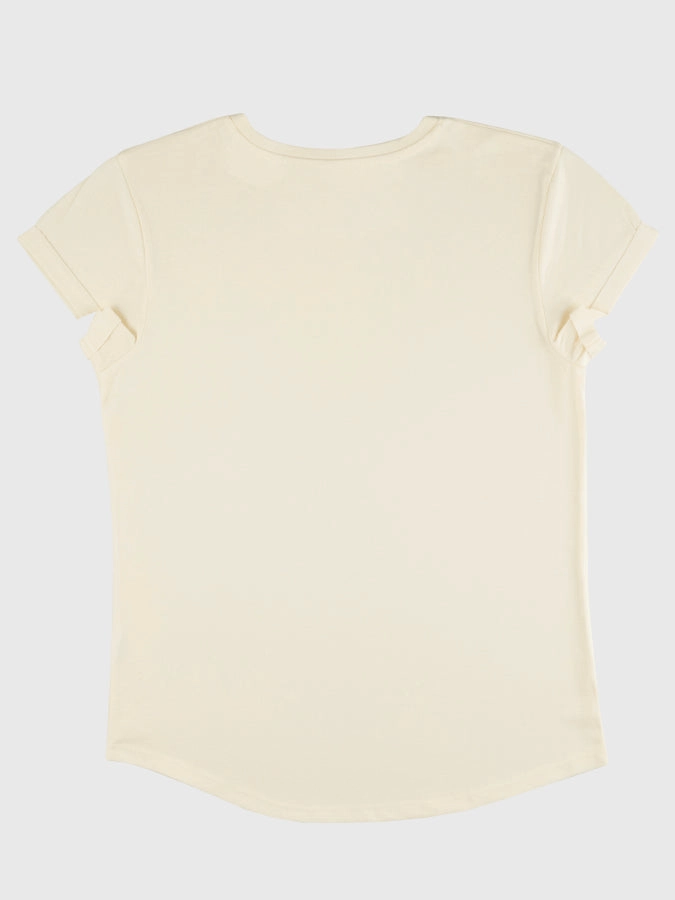 Yoga Studio Women's Organic Cotton Rolled Sleeve T-Shirt Top