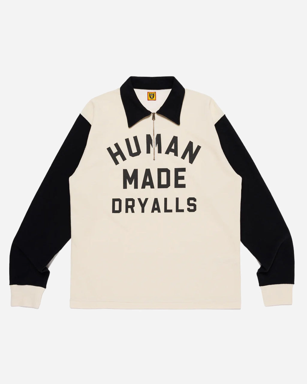 Zip-Up L/S T-Shirt Black
